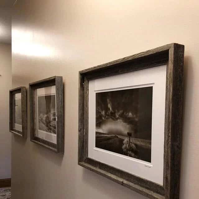 Rustic Weathered Dark Wood Frames