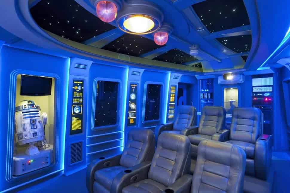 The Force Is Strong in This Star Wars Theater Room