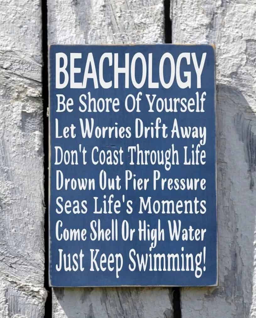 Good Advice Learned at the Beach