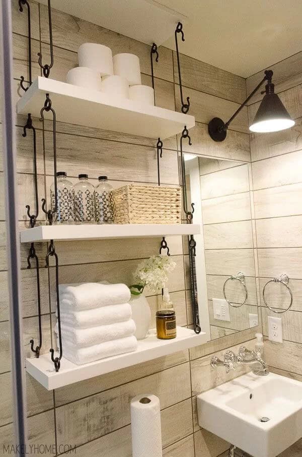 Unique Storage Ideas for a Small Bathroom