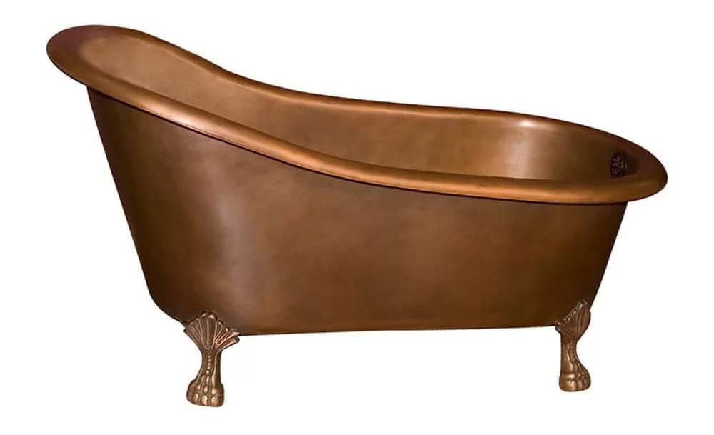 COTSN55-SAC-AC Oreana Copper Slipper Tub by Barclay