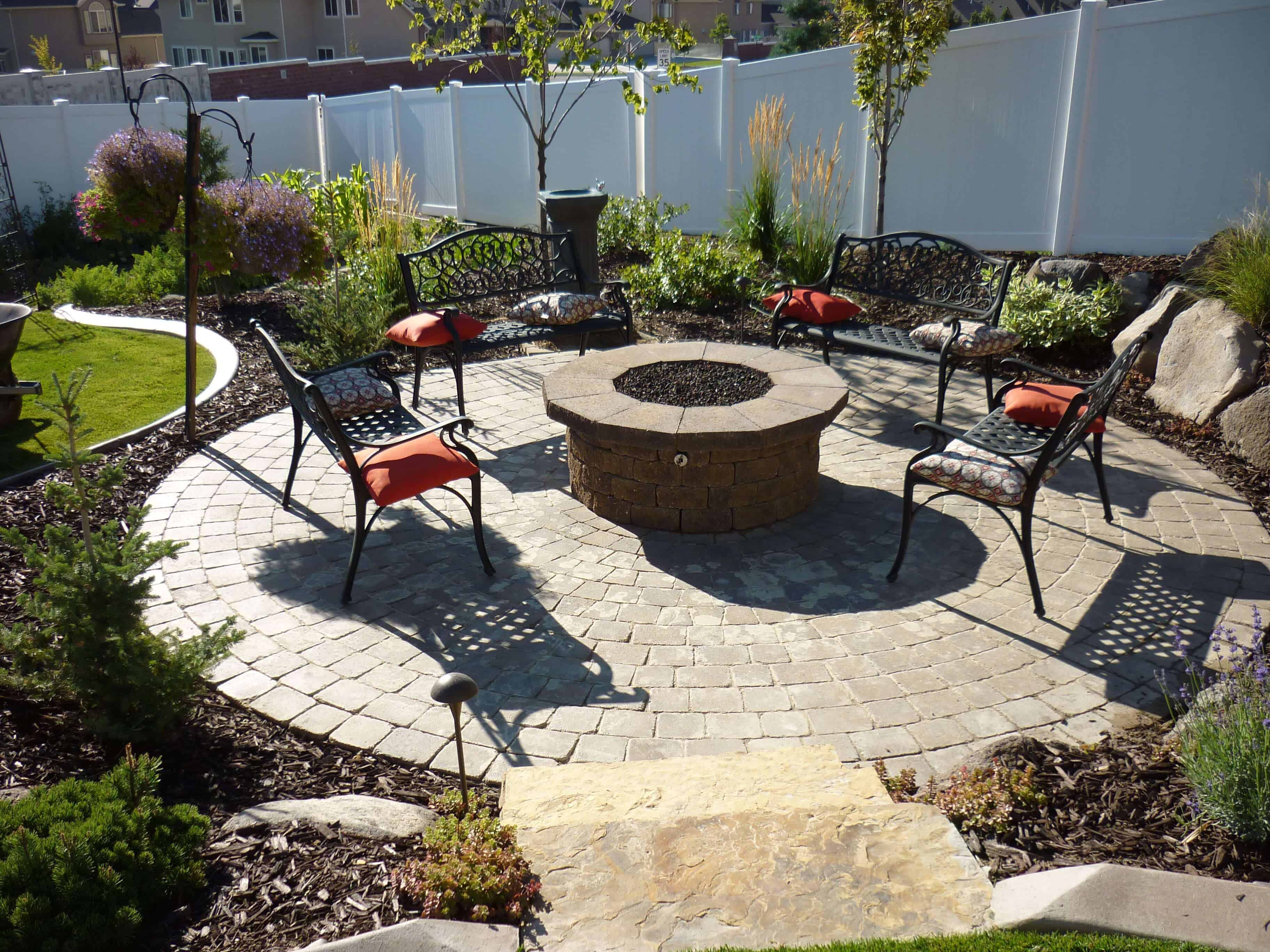 A Raised Pit in a Walled Garden