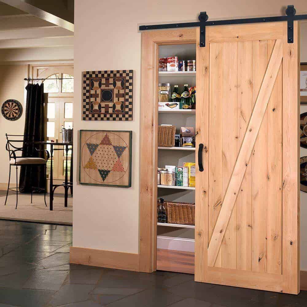 Simply Southwestern Wooden Pantry Door