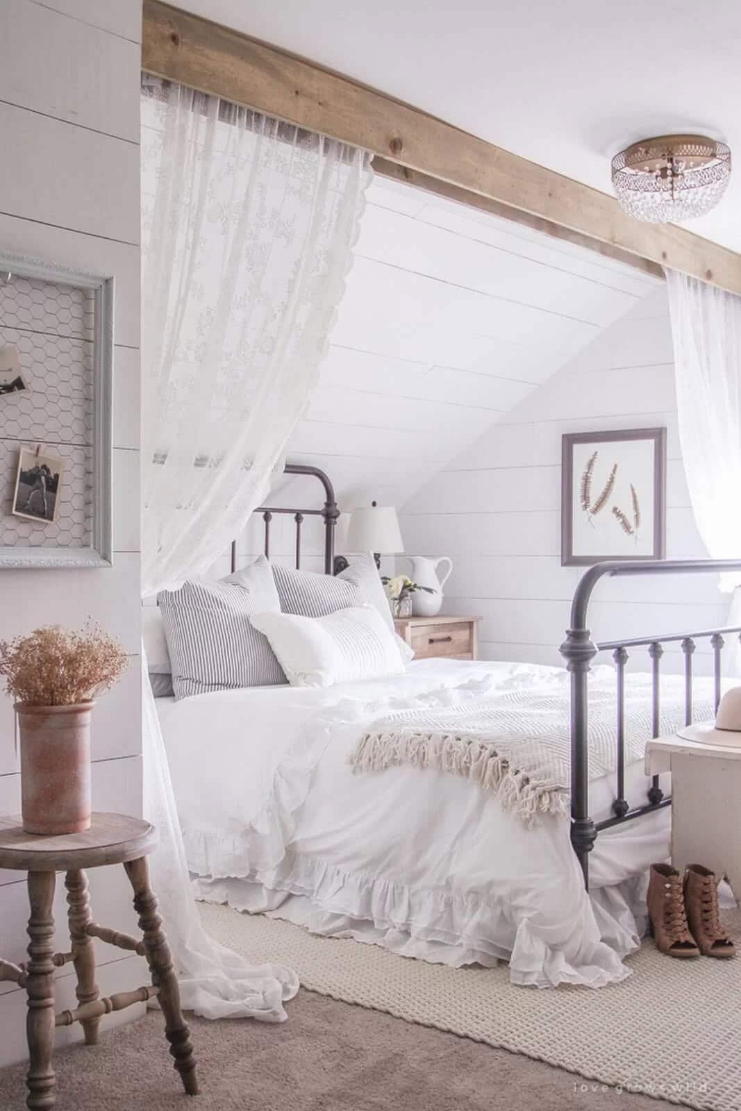 Classical Chic Country Bedroom