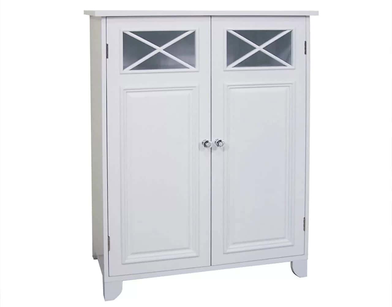 Elegant Home Fashions Dawson Collection Shelved Floor Cabinet