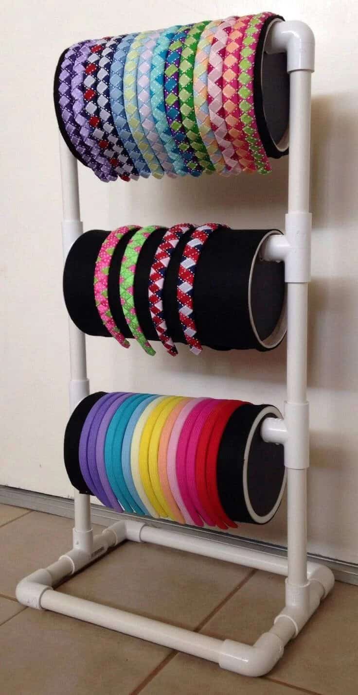 Easy Rainbow Headband Stand