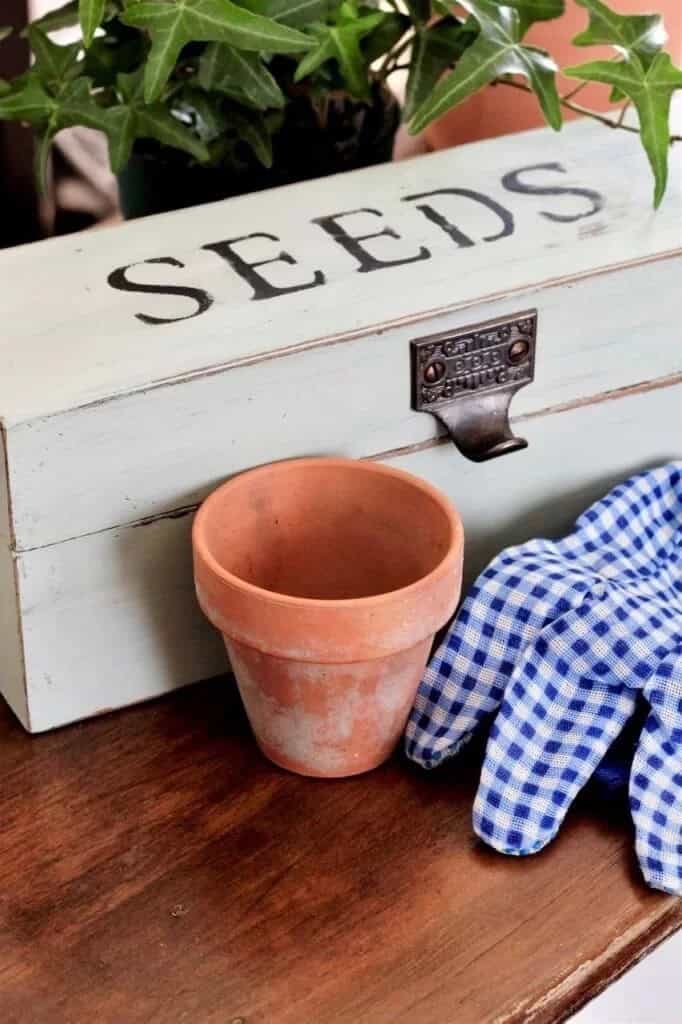 Upcycled Thrift Store Seed Box