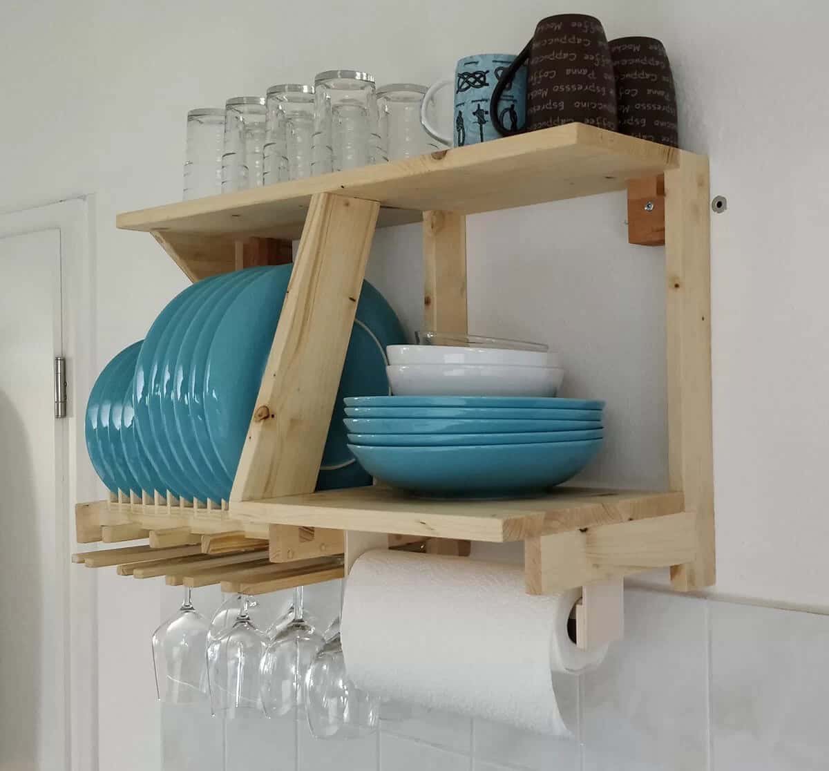 Plate Rack Hanging Kitchen Organizer