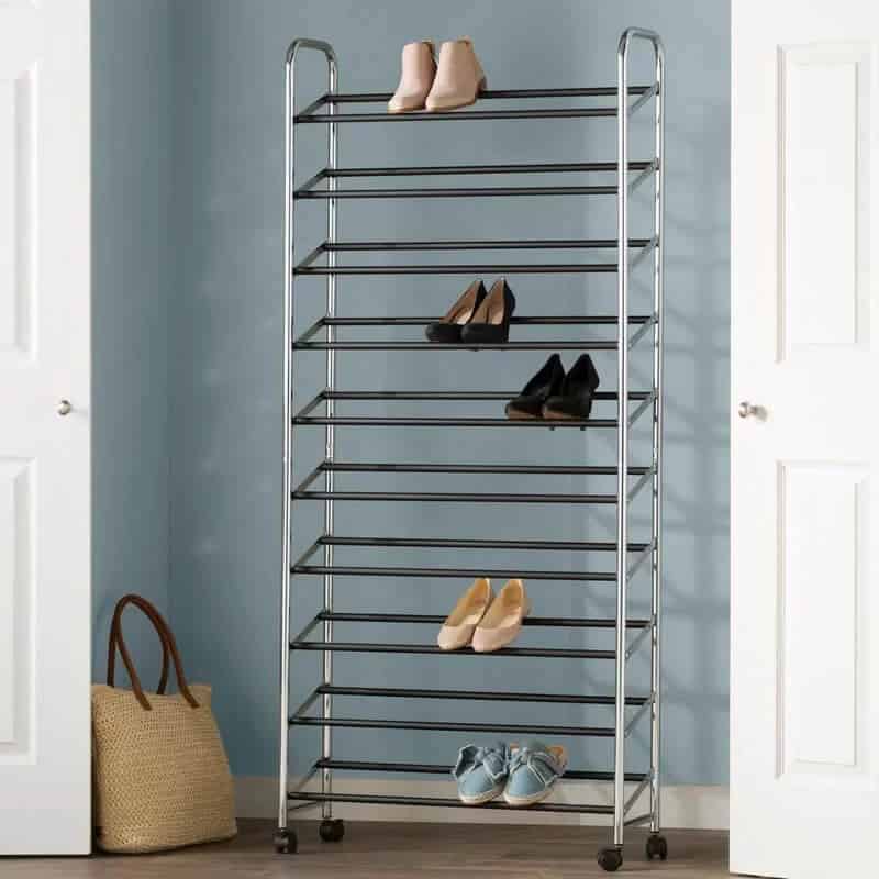 The Rack that Rolls with Your Shoes