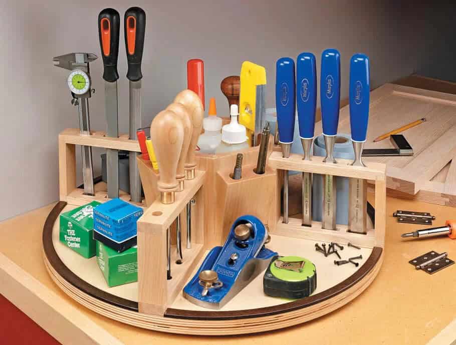 Spinning Tool Organizer Perfect for Your Workshop