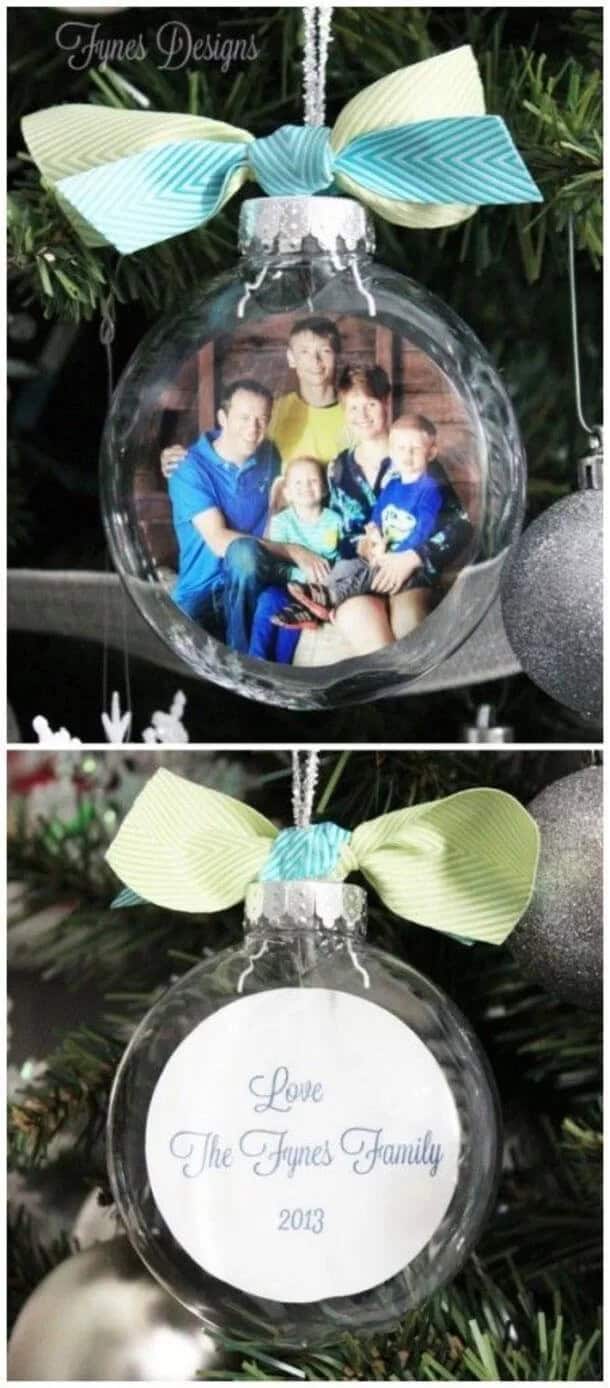 Family Photo Ornament