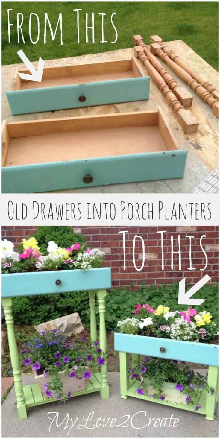 Flowering Drawers Porch and Garden Planters