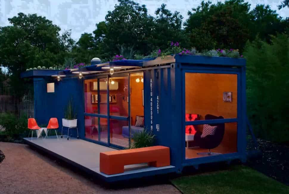 Colorful Container Home