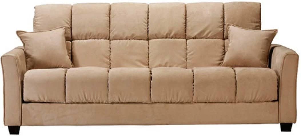 Baja Convert-a-couch and Sofa Bed, Multiple Colors (Khaki)