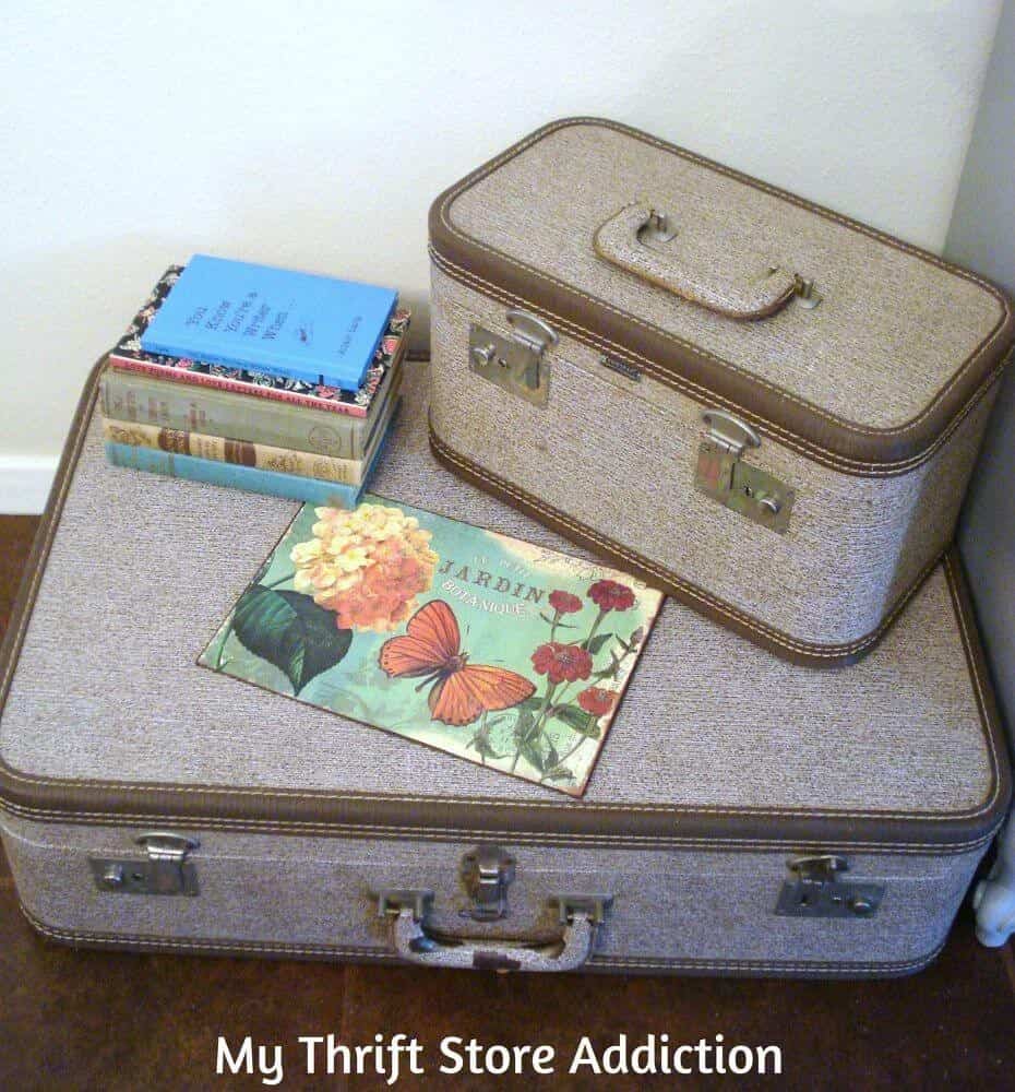 Timeless Stacked Luggage Storage Solution