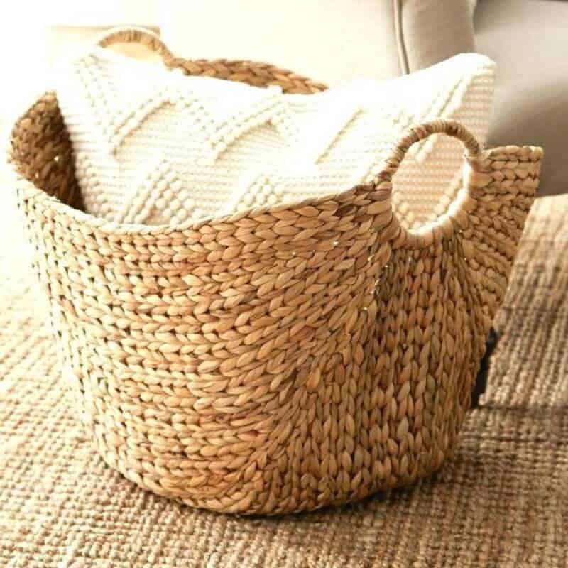 Cozy Woven Design Sea Grass Basket