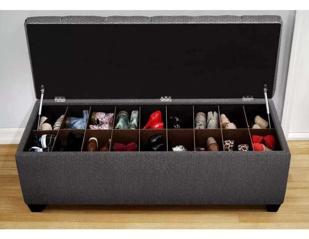 Shoe Storage Ottoman