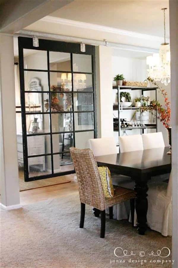 Sliding Farmhouse Door Room Divider