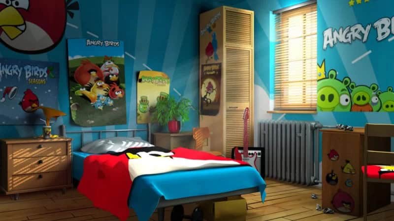 The Angry Birds Room Decor