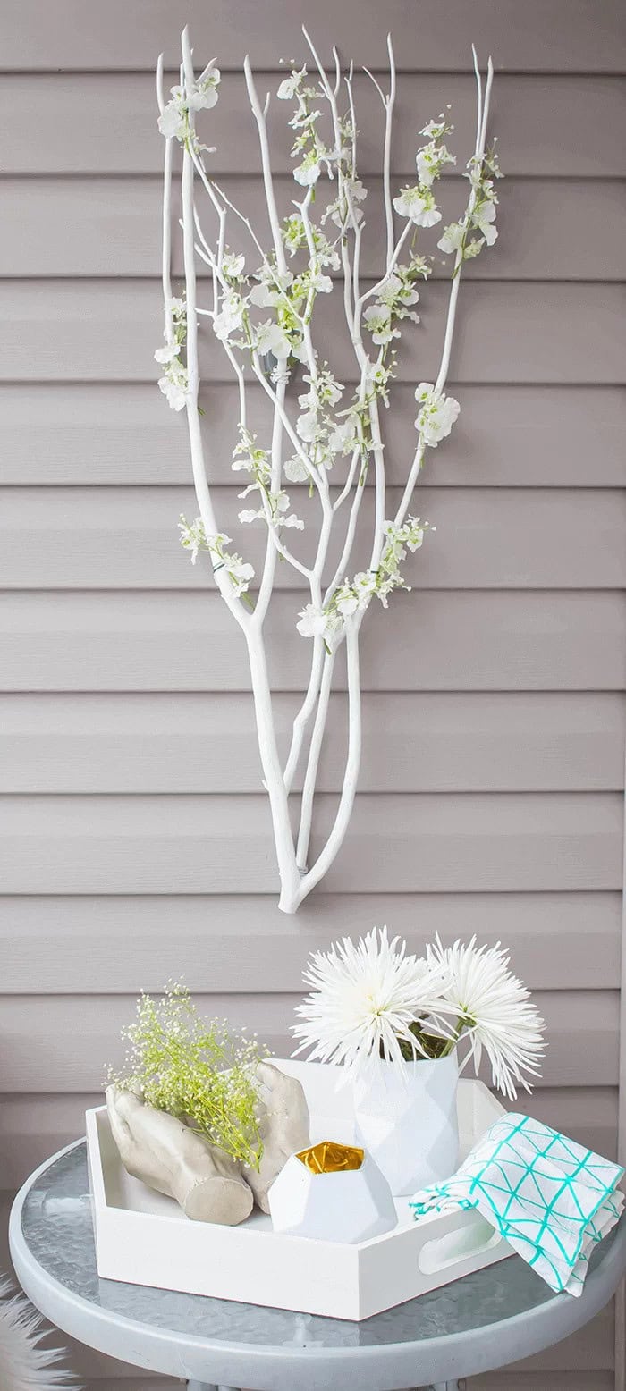 Poet’s Garden Floral Branch Wall Hanging