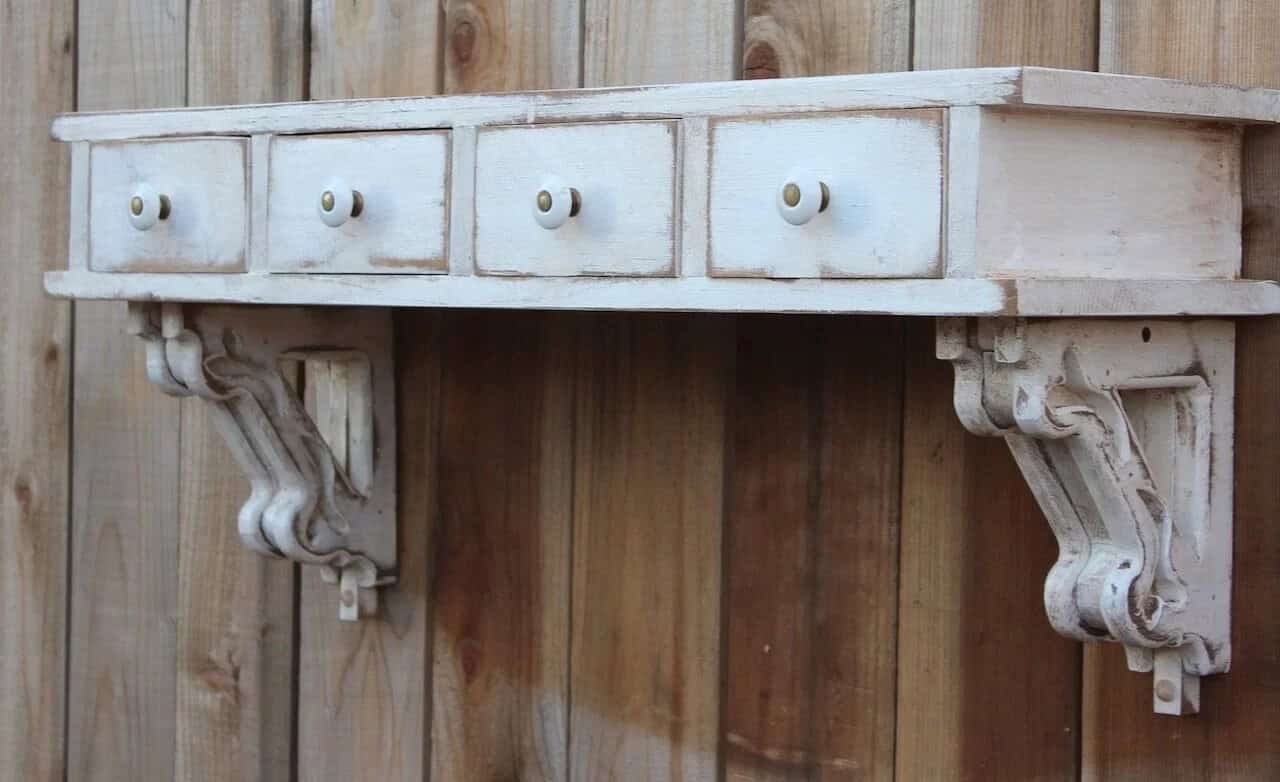 Corbel and Drawers Novelty Shelf