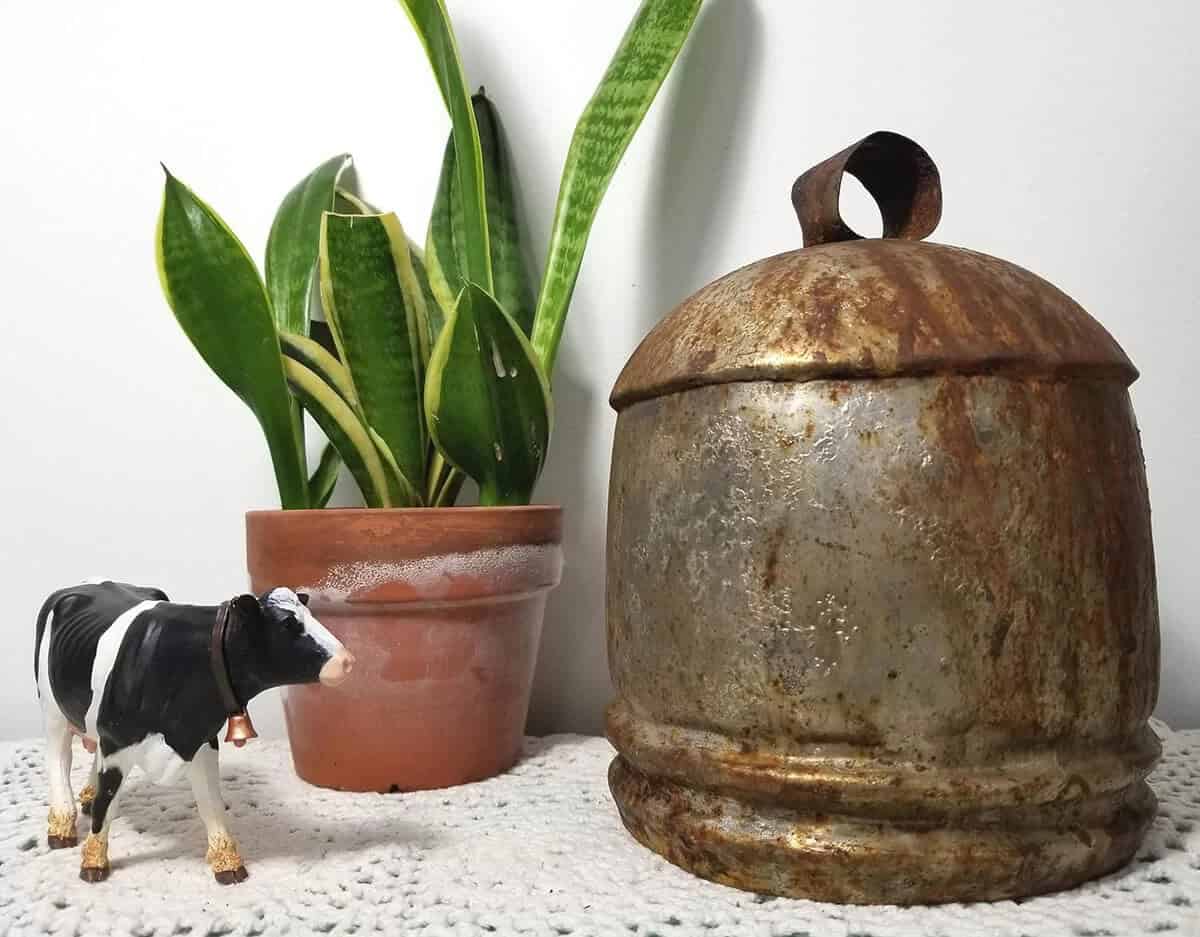 Playful Oversized Vintage Dinner Bell