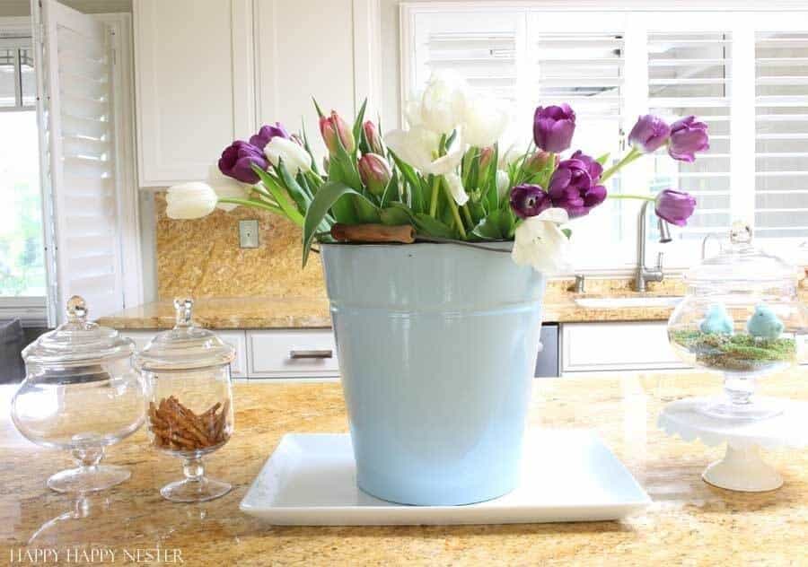 A Thrifty Bucket of Tulips to Brighten Any Room