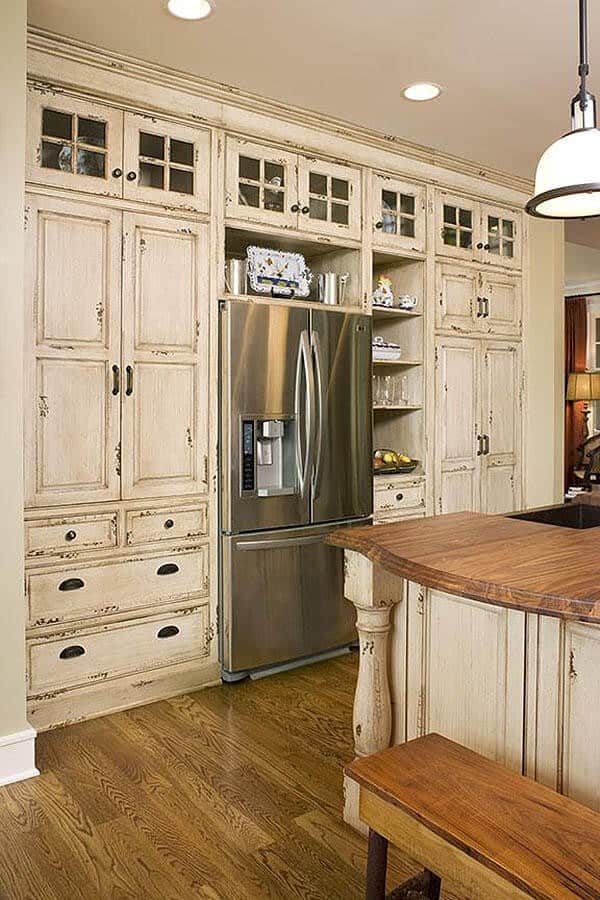 Shabby Chic Pantry Style Cabinets