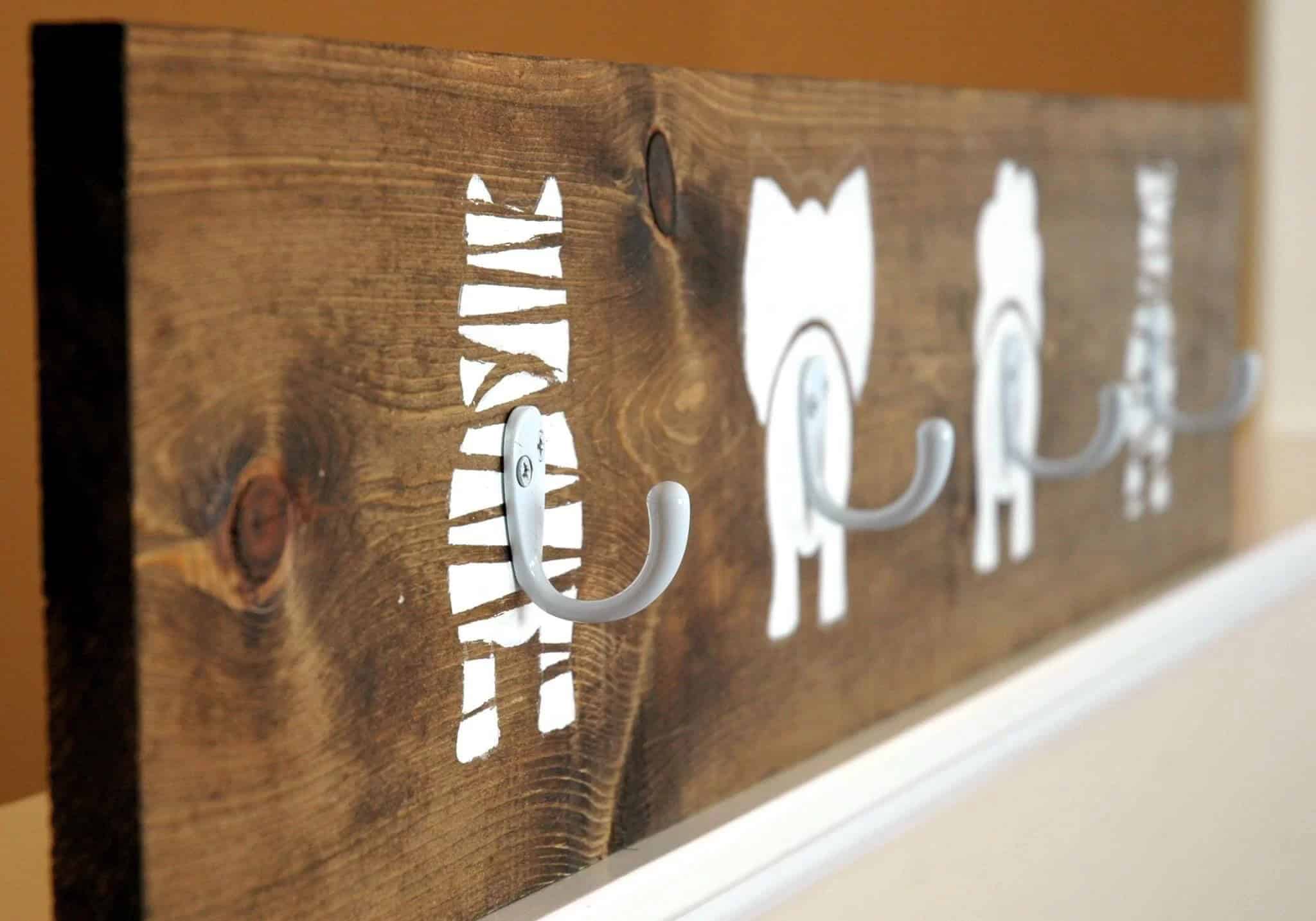 Zoo Animal Coat Rack for Kids