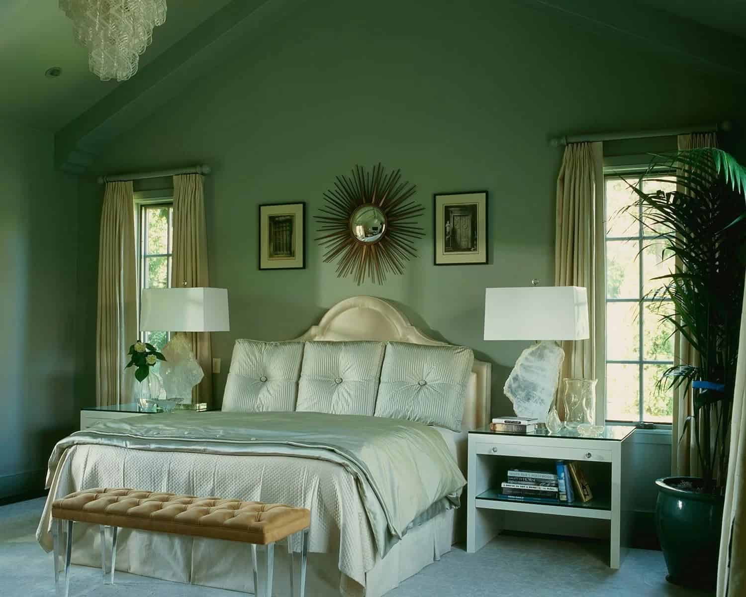 Minty Bedroom Elegance