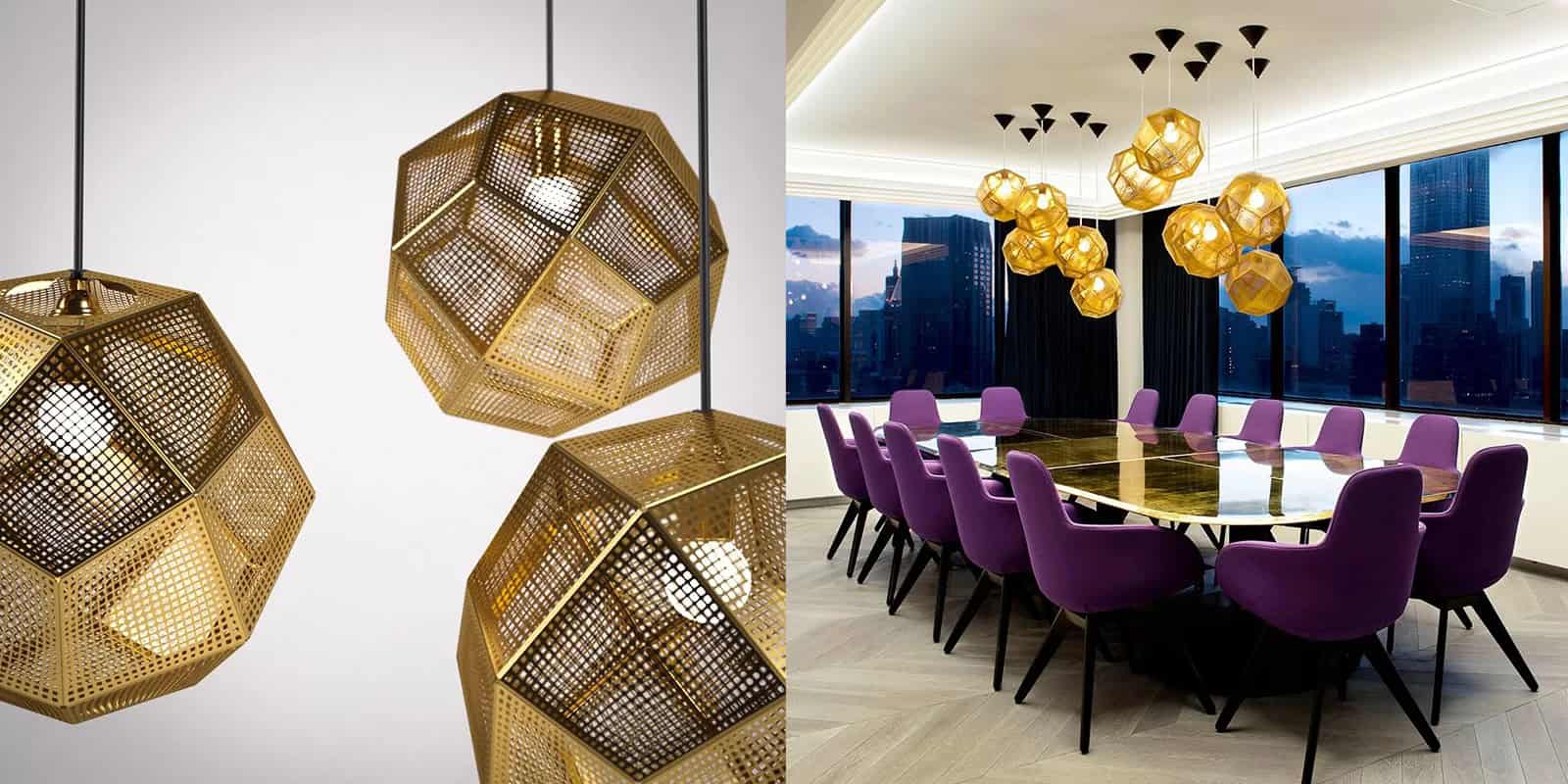 Gold Geometric Space Ball