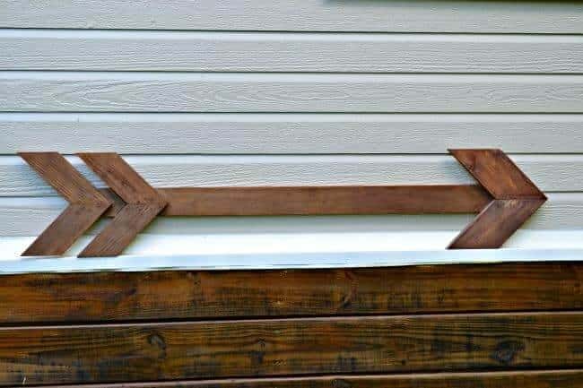 Arrow Sign Outdoor DIY Wood Project