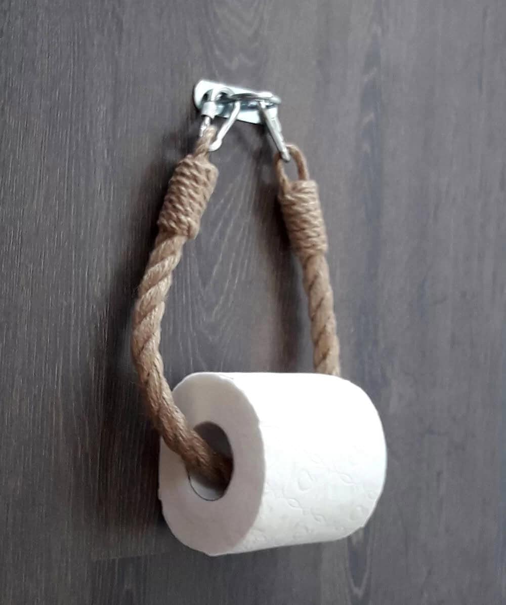 Farmhouse Jute Rope Toilet Paper Holder