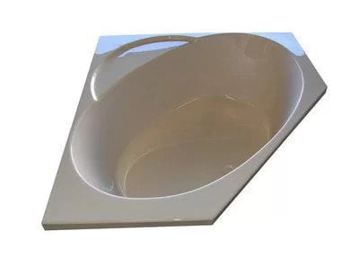 48” by 48” Soaker Corner Bathtub from American Acrylic