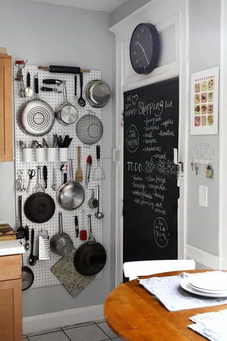 Pegboard for Pots, Pans, and Other Essentials