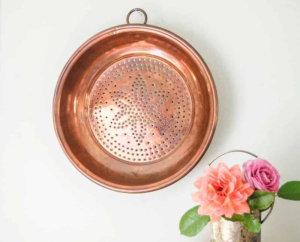 Copper Berry Colander