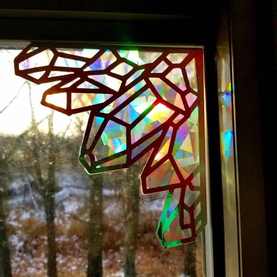 Crystal Corner Suncatcher that Casts Rainbows