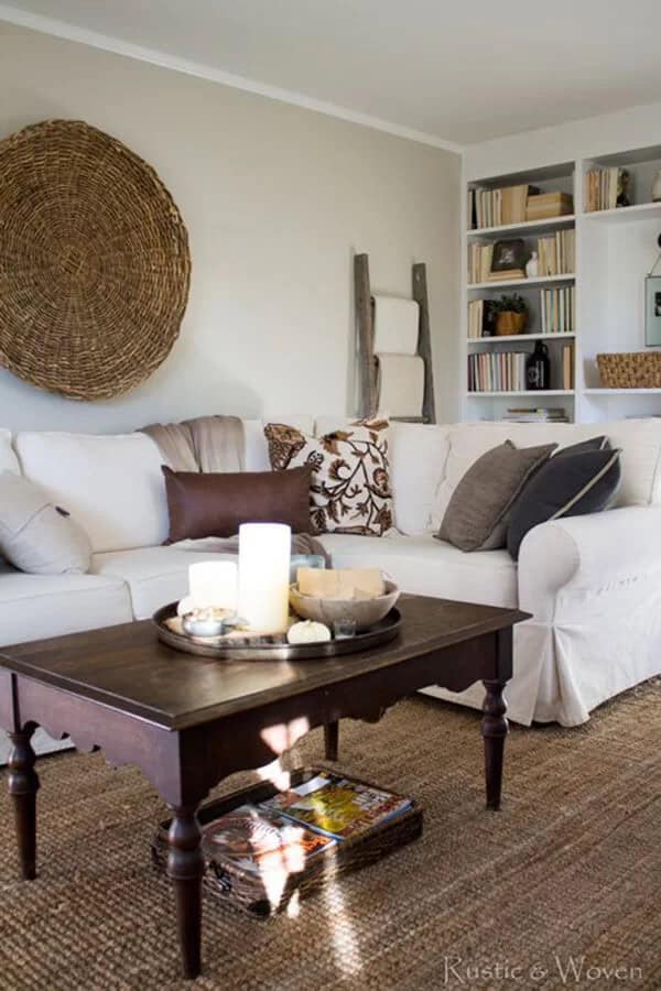 Natural Décor with Woven Accents