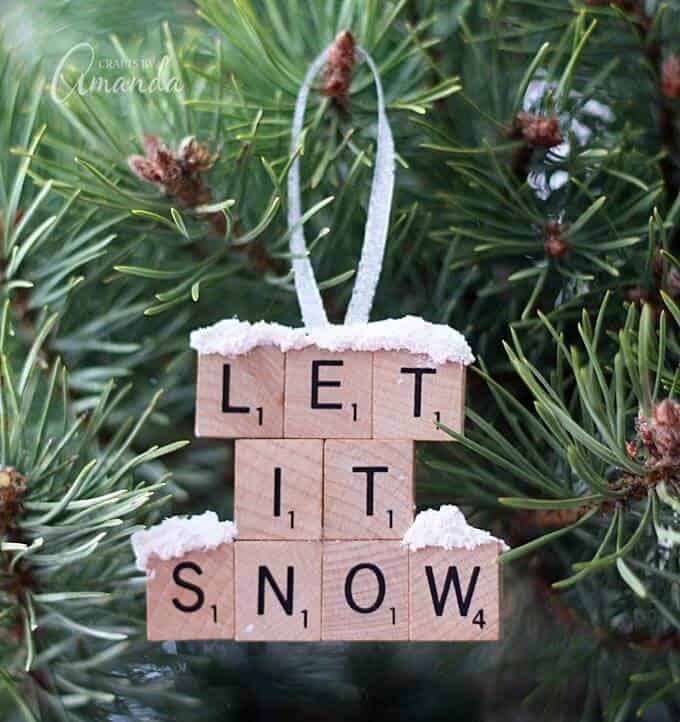 Scrabble Ornaments