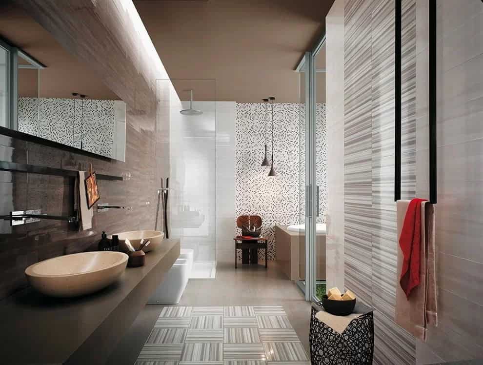 Calming Elegance Bathroom Idea