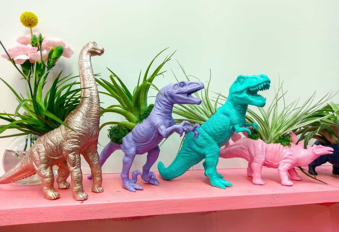 Totally Rad Bold-Colored Dinos