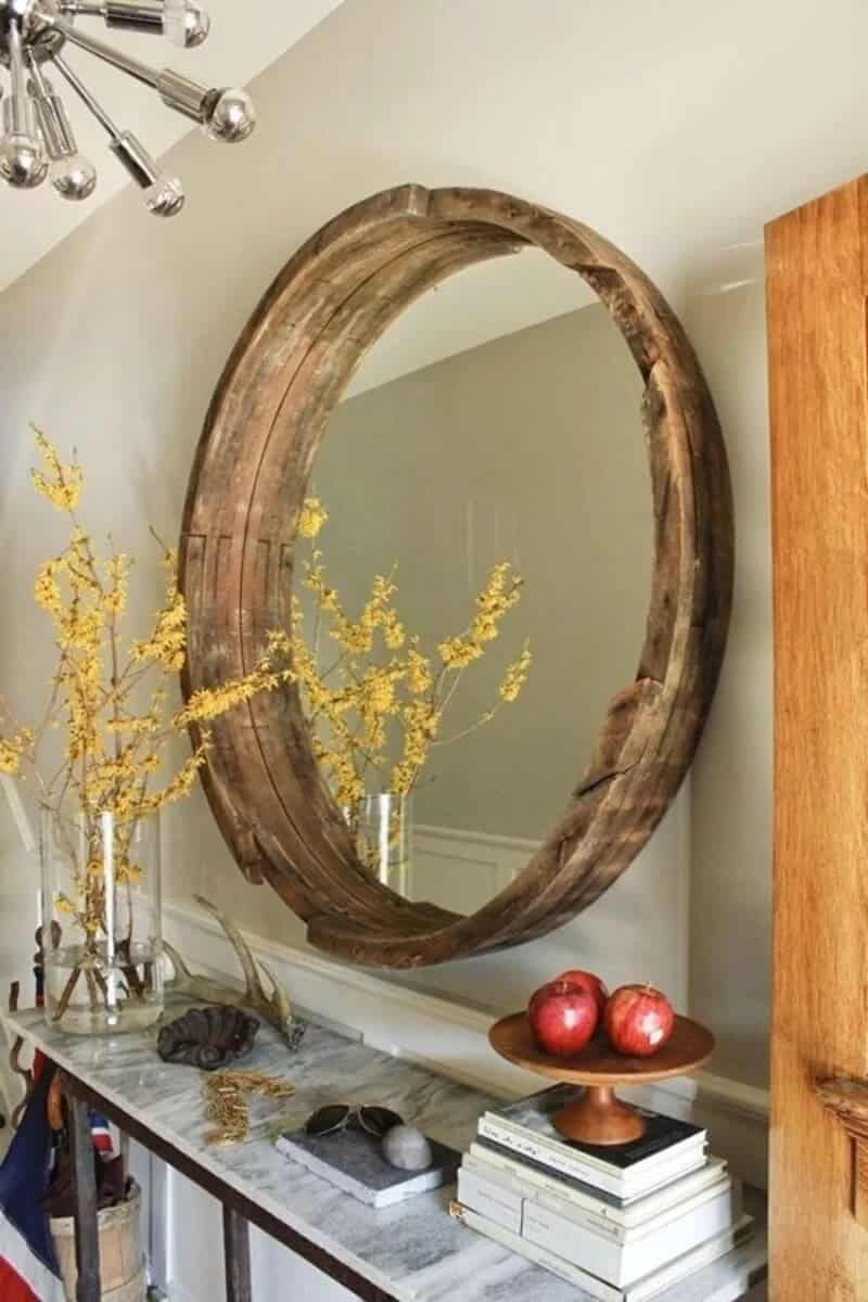 Mirror-Mirror Wine Barrel Frame