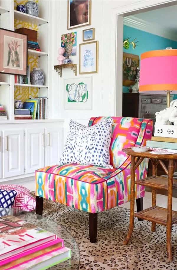 Bright and Cheerful Slipper Chair