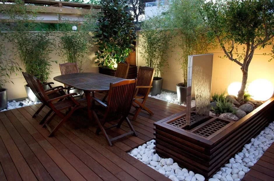 Sleek Patio Area