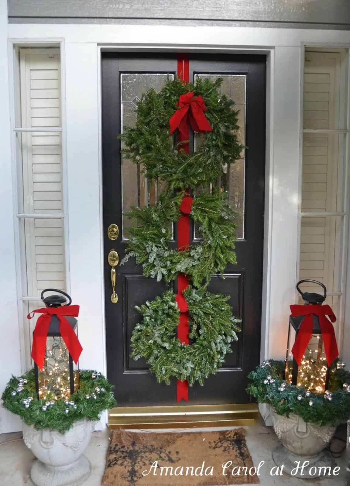 Front Door Christmas Decor