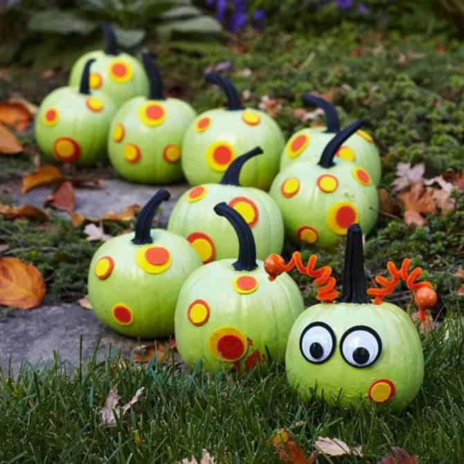 Caterpillar Pumpkin Stretch