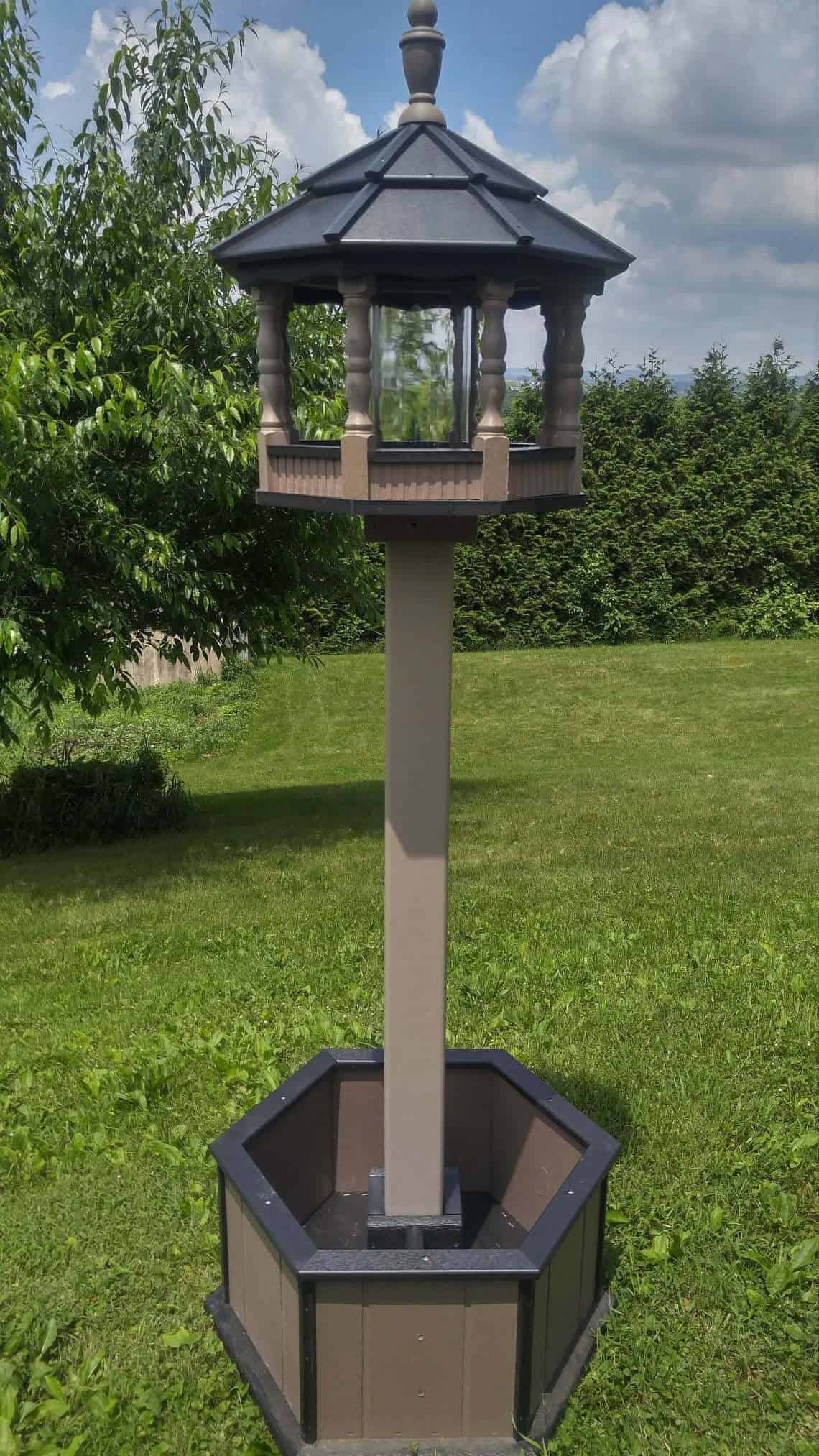 Fancy Gazebo Bird Feeder with Handcrafted Details