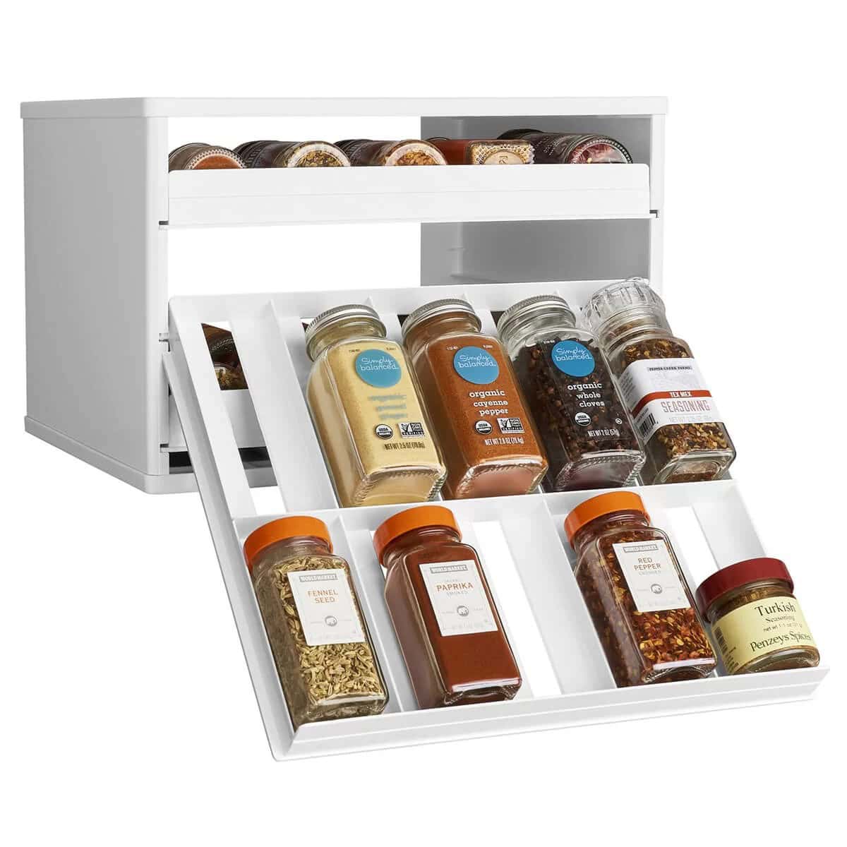 Spice Organizer with Universal Drawers