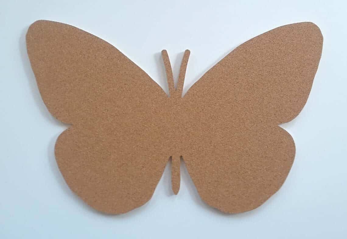 Sweet Handcrafted Butterfly Cork Board