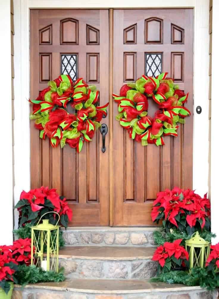 Christmas Front Door Decorations